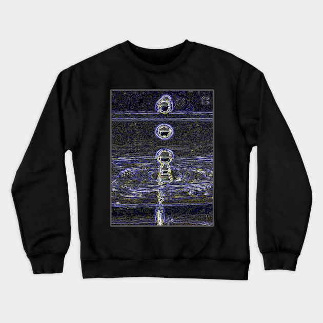 Water drop vibe Crewneck Sweatshirt by thresh